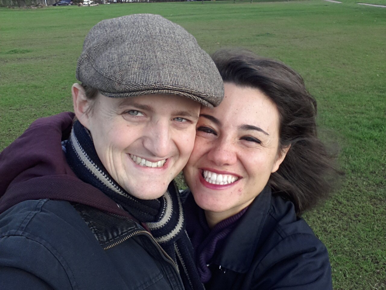 George and Mariacristina on Streatham Common