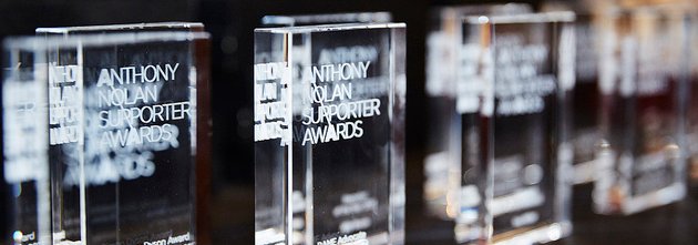 Anthony Nolan Supporter Awards trophies