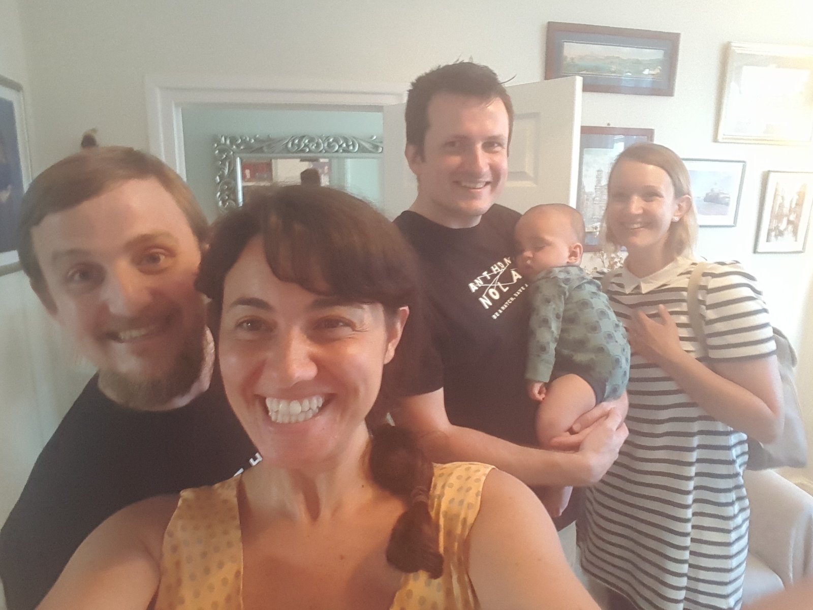 Selfie: George, Mariacristina, Tim, Aldous and Cassie