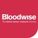 Bloodwise: The blood cancer research charity (white on red)